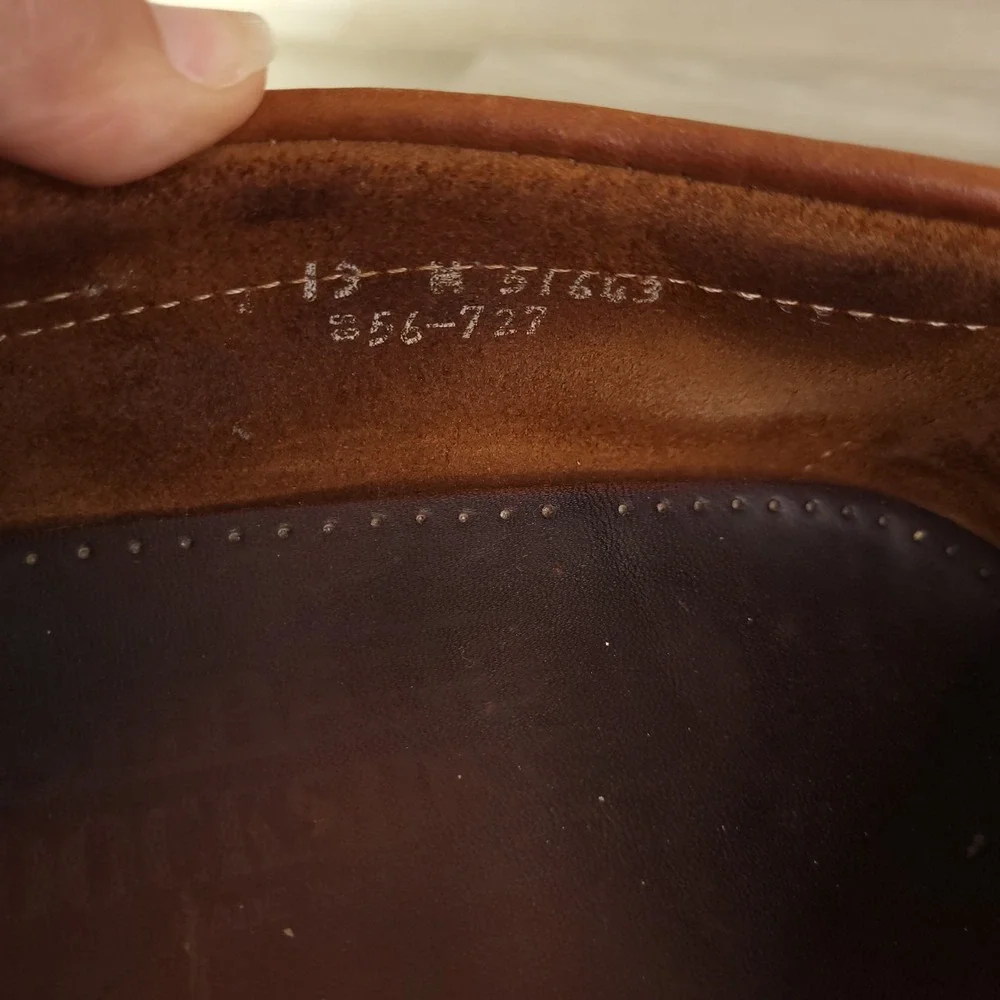 Sebago Docksides Boat Shoes Loafers Mens Size 13 M Tan Leather Classic Timeless